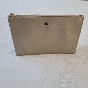 Bvlgari Cosmetic Bag Clutch Champagne Gold Beauty Case